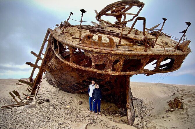 Full Day Tour Shipwreck Sandwich Harbour Adventure - Boat time for whales and dolphins: a nice bonus when conditions cooperate