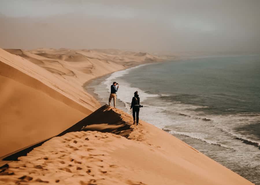 Sandwich Harbour 4x4 Guided Tour - From Swakopmund Pickup to Walvis Bay Lagoon: The Bird-First Start